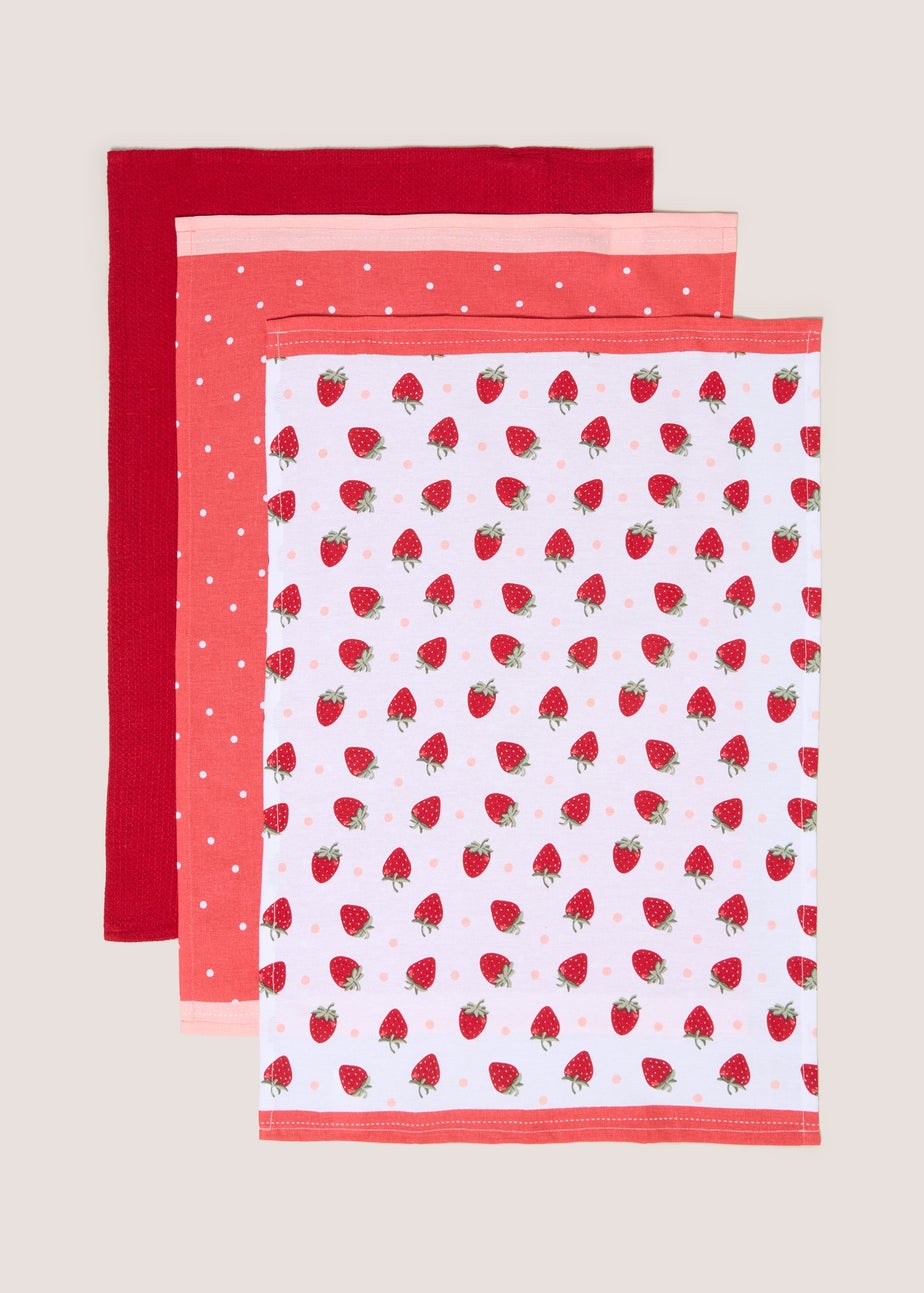 Strawberry Tea Towel Pack