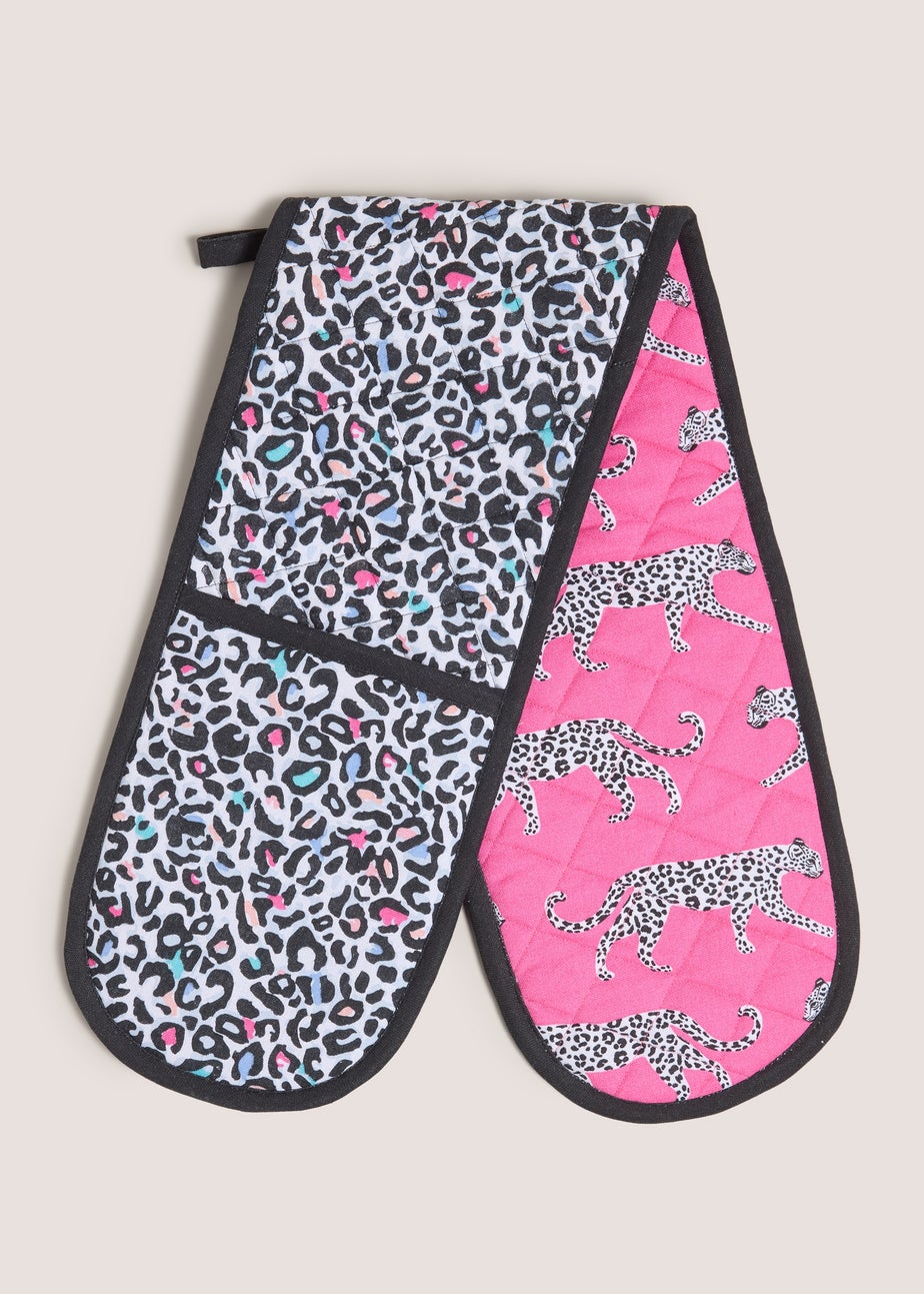 Cheetah Oven Gloves