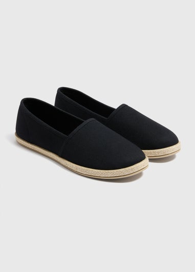 Black Espadrille Shoes
