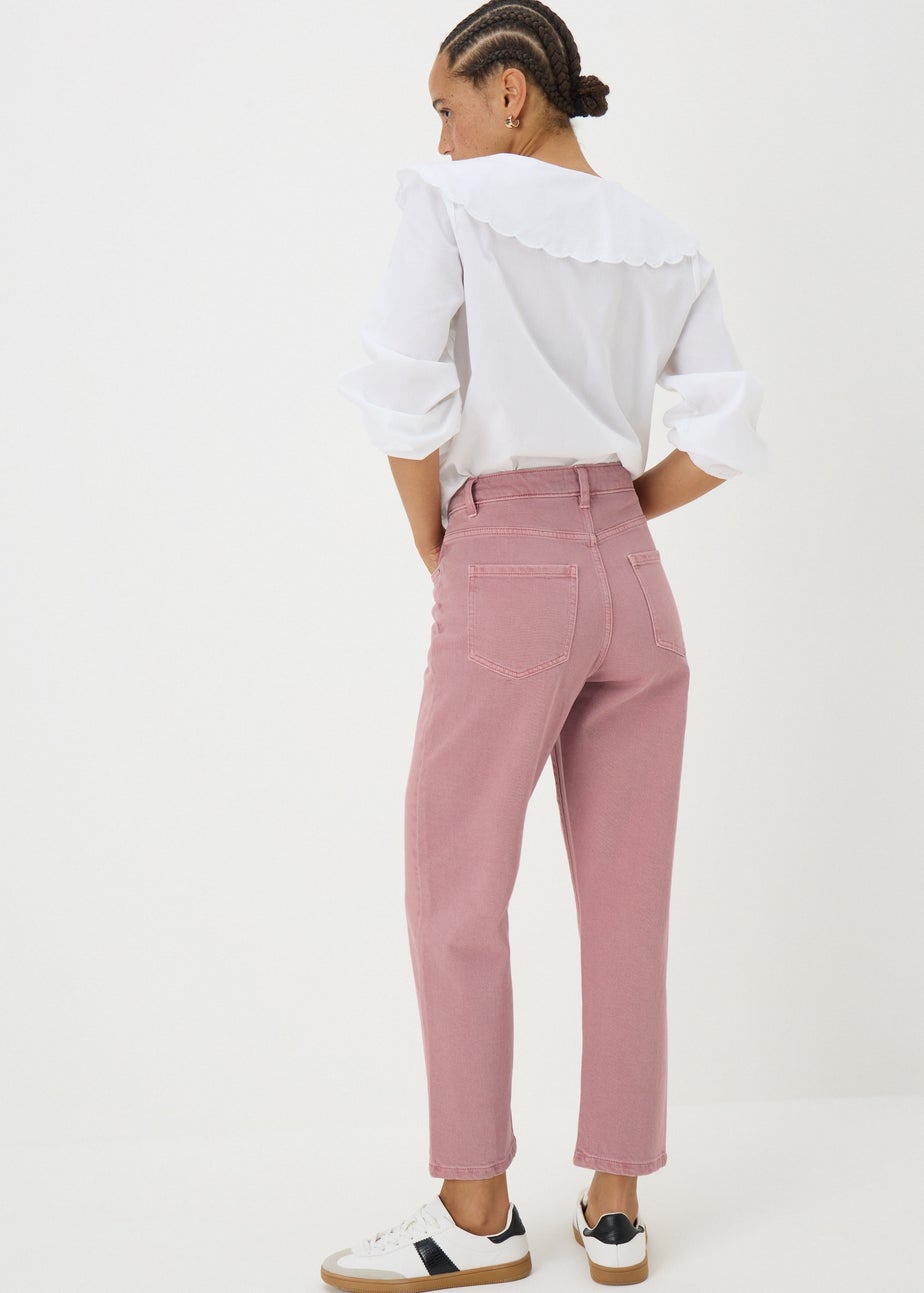 Pink Mom Style Jeans