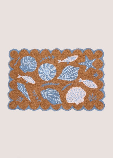 Shell Print Doormat