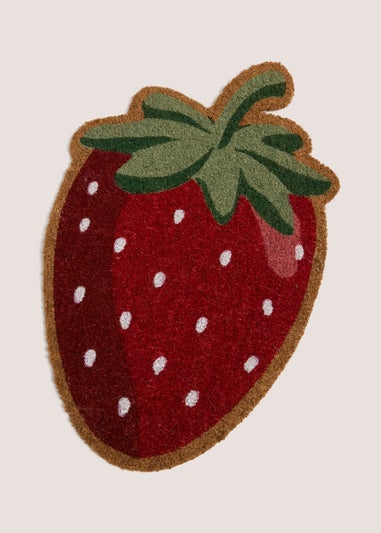 Strawberry Shaped Door Mat