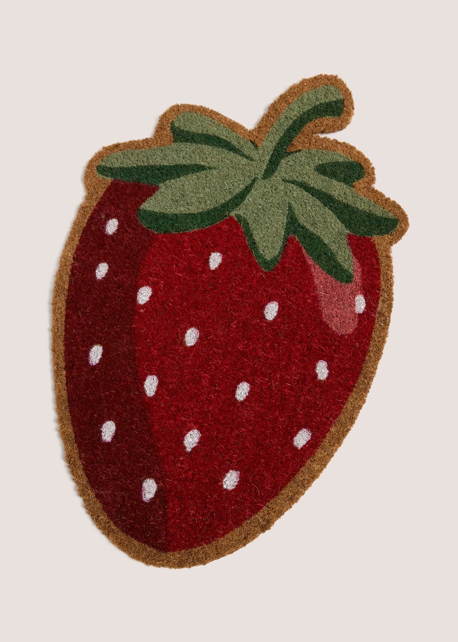 Strawberry Shaped Door Mat