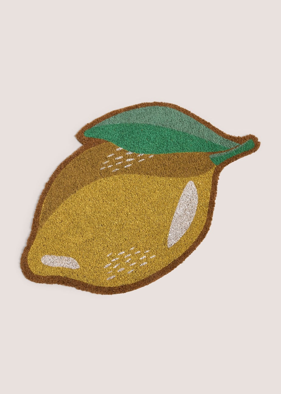 Lemon Shaped Door Mat