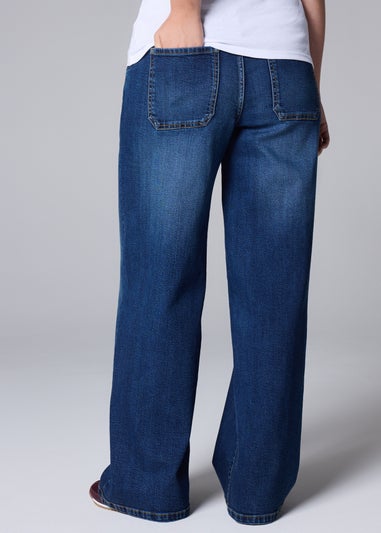 Dark Wash Wide Leg Jeans