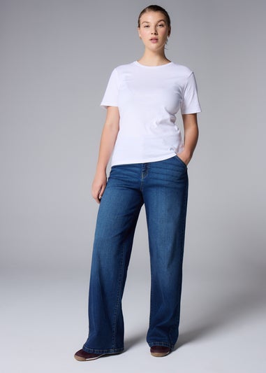 Dark Wash Wide Leg Jeans