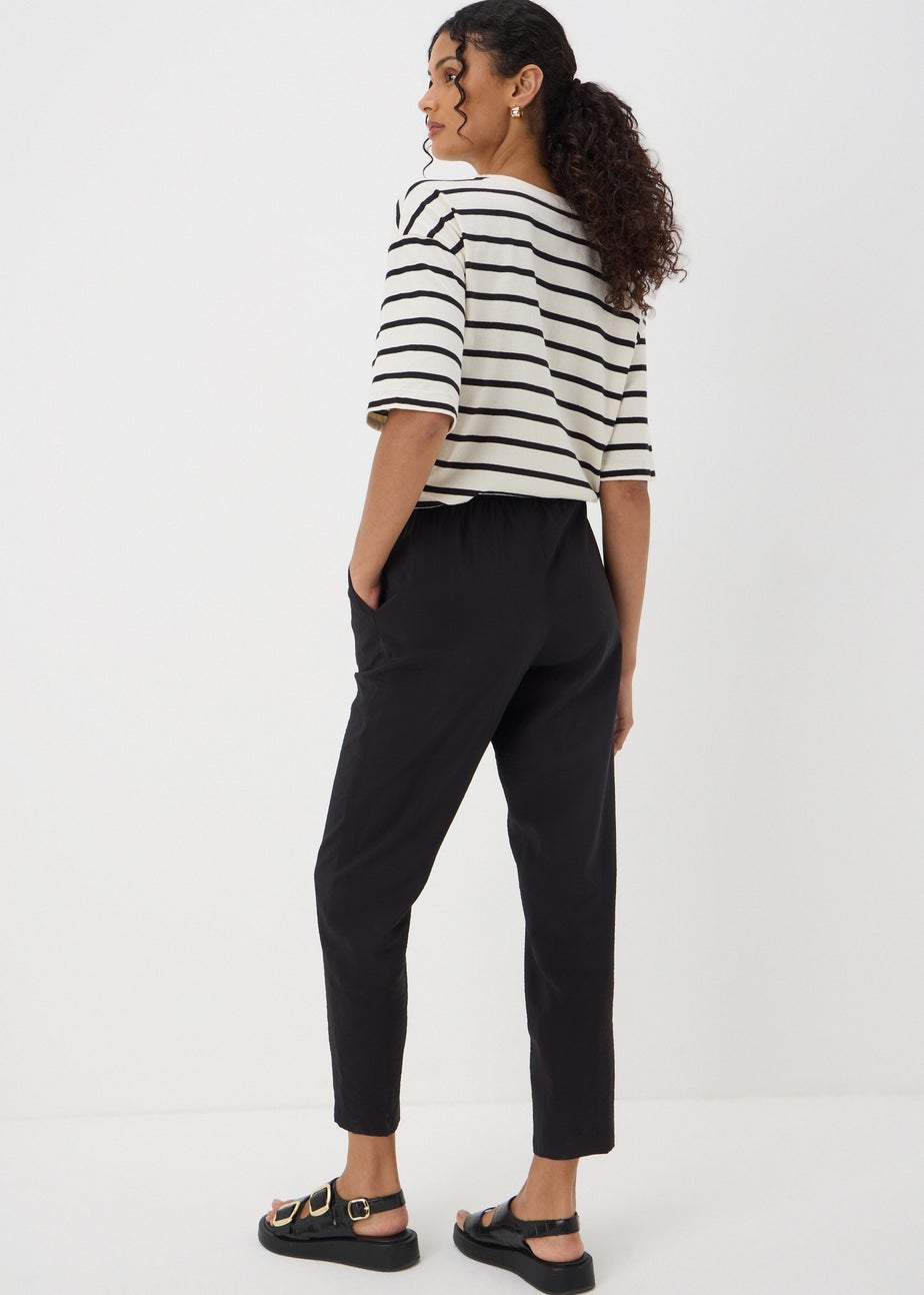 Black Tapered Trousers