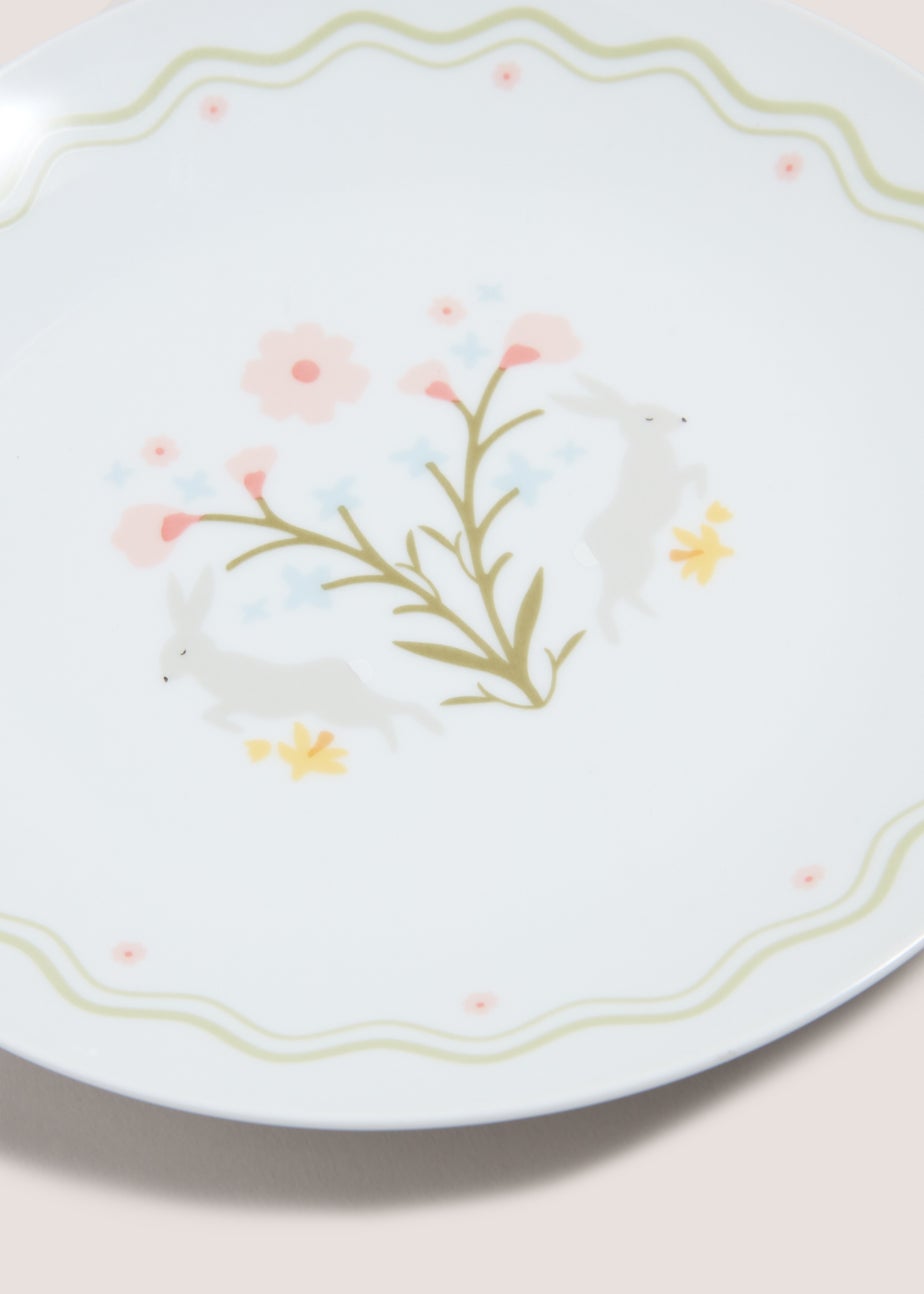 Folk Rabbit Side Plate