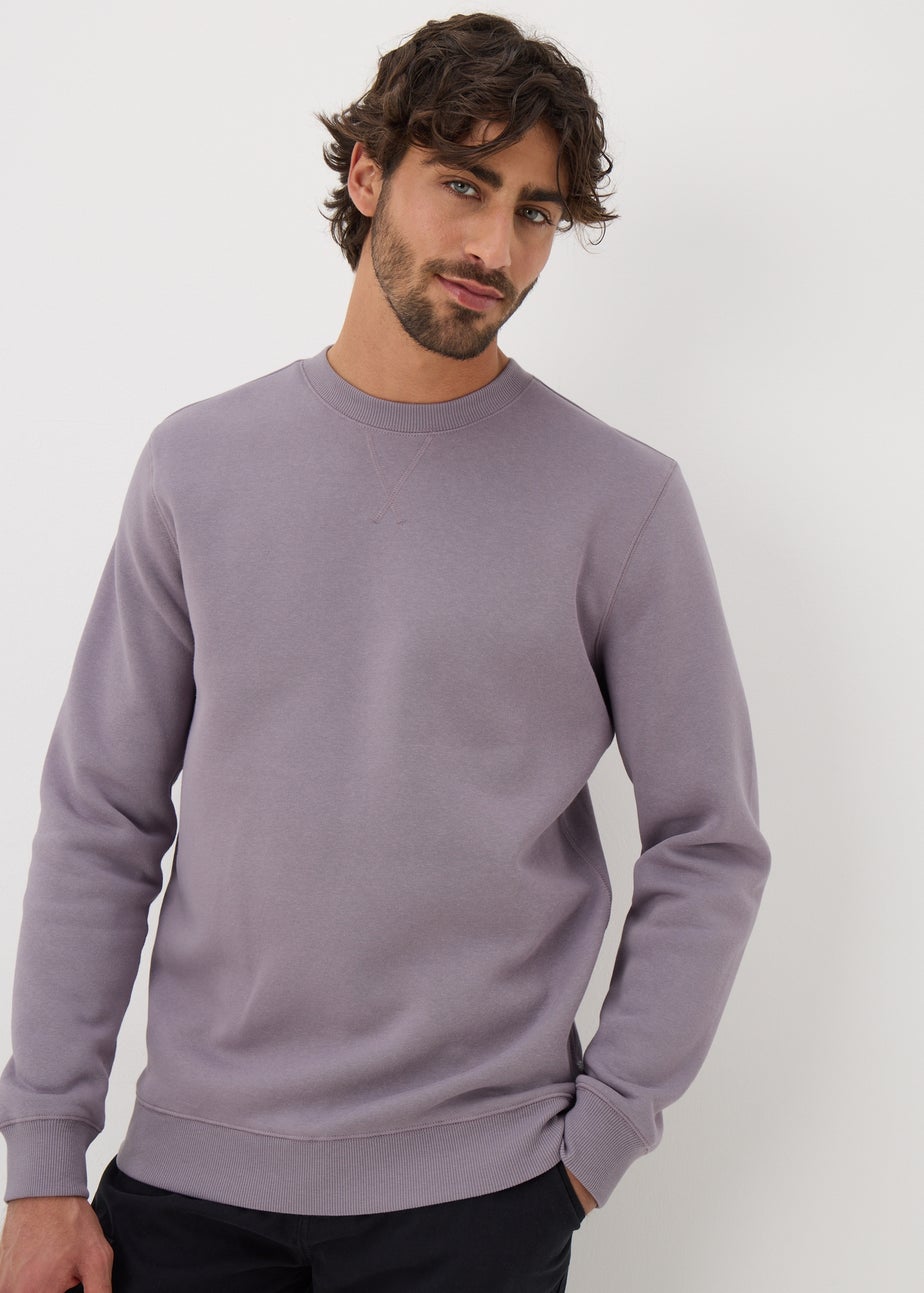 Lilac Crew Neck Sweatshirt