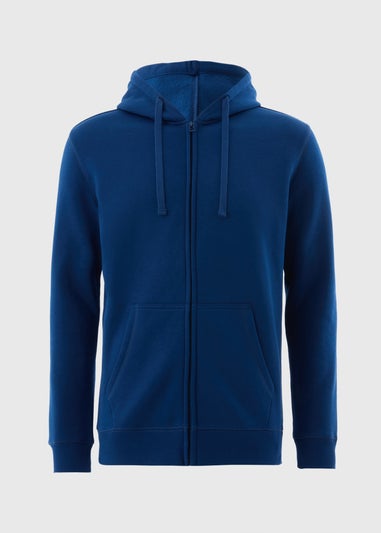 Blue Zip Up Hoodie
