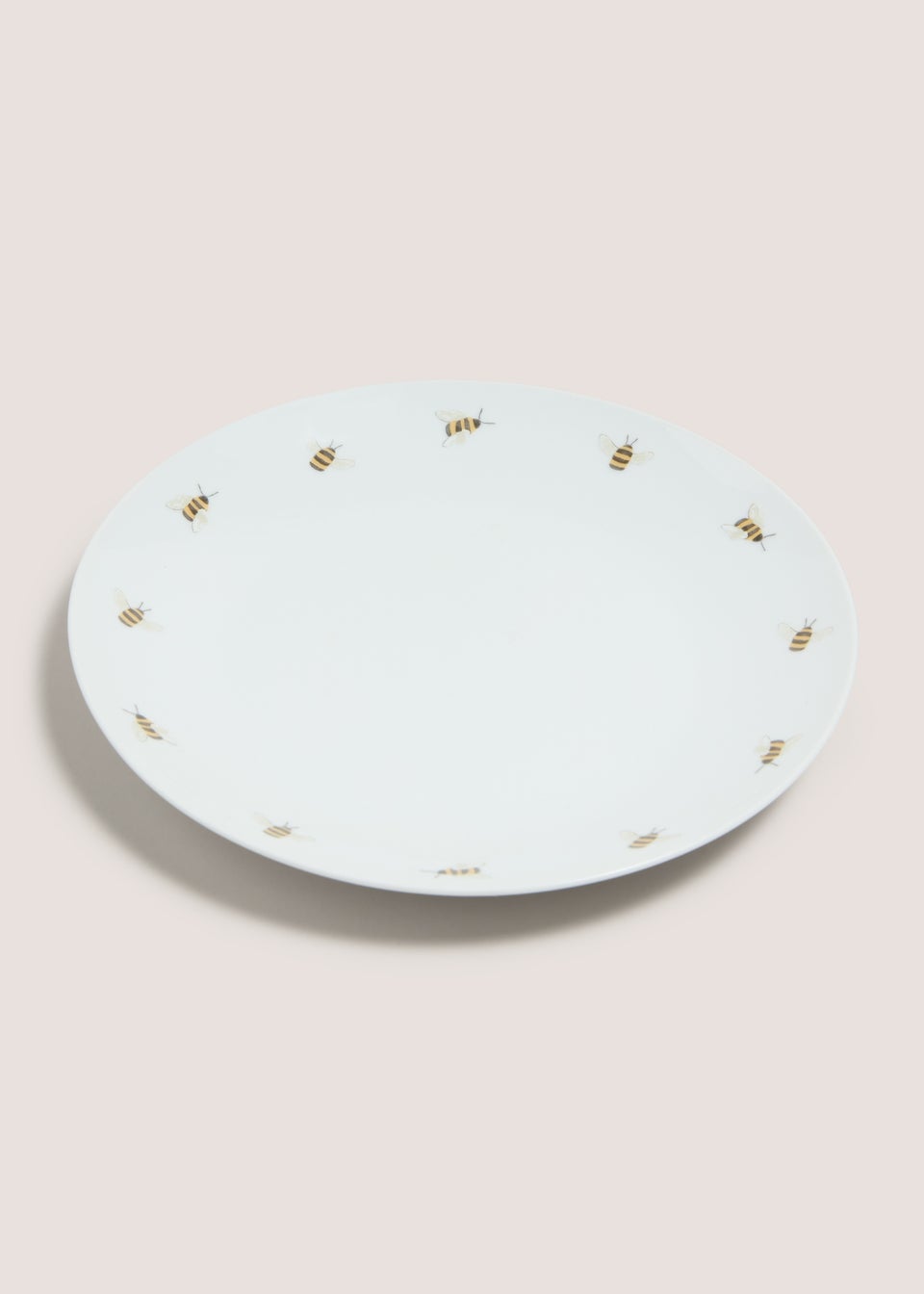 White Daisy Bee Side Plate