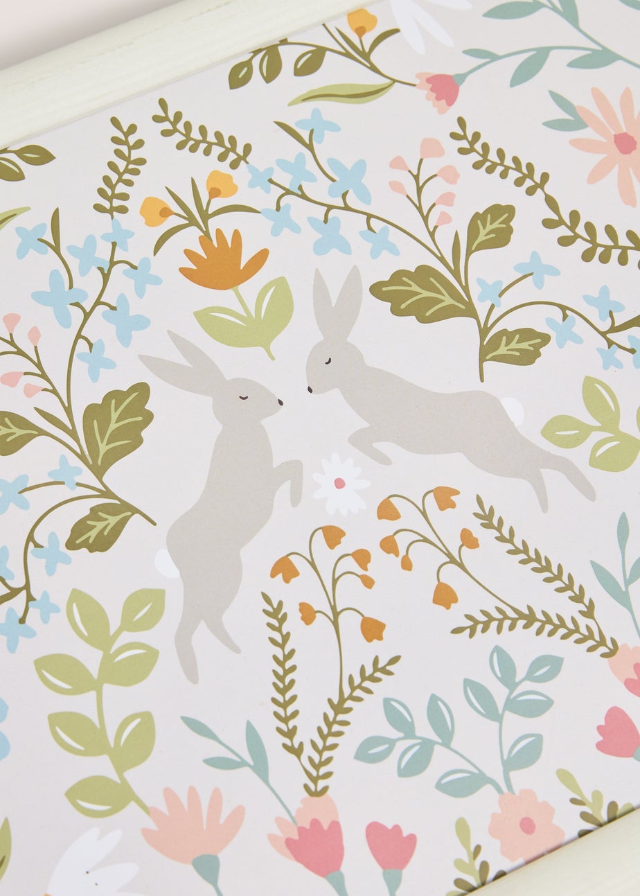 Folk Rabbit Lap Tray