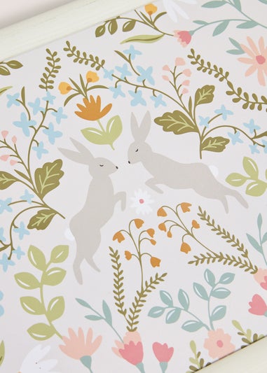 Folk Rabbit Lap Tray