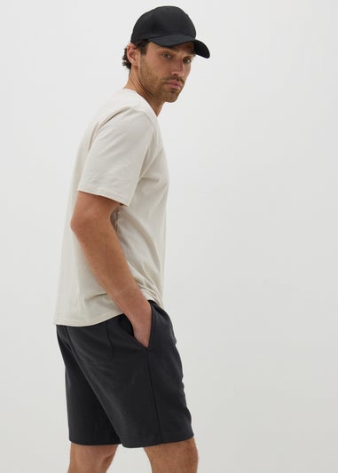 Charcoal Basic Jogger Shorts