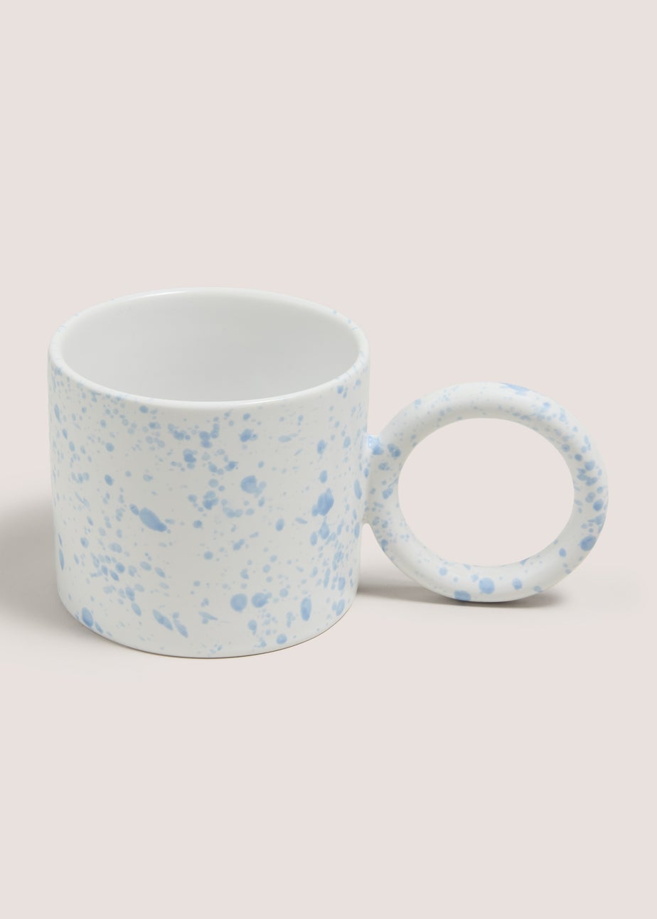 Blue Splatter Mug