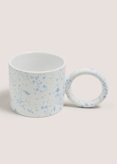 Blue Splatter Mug