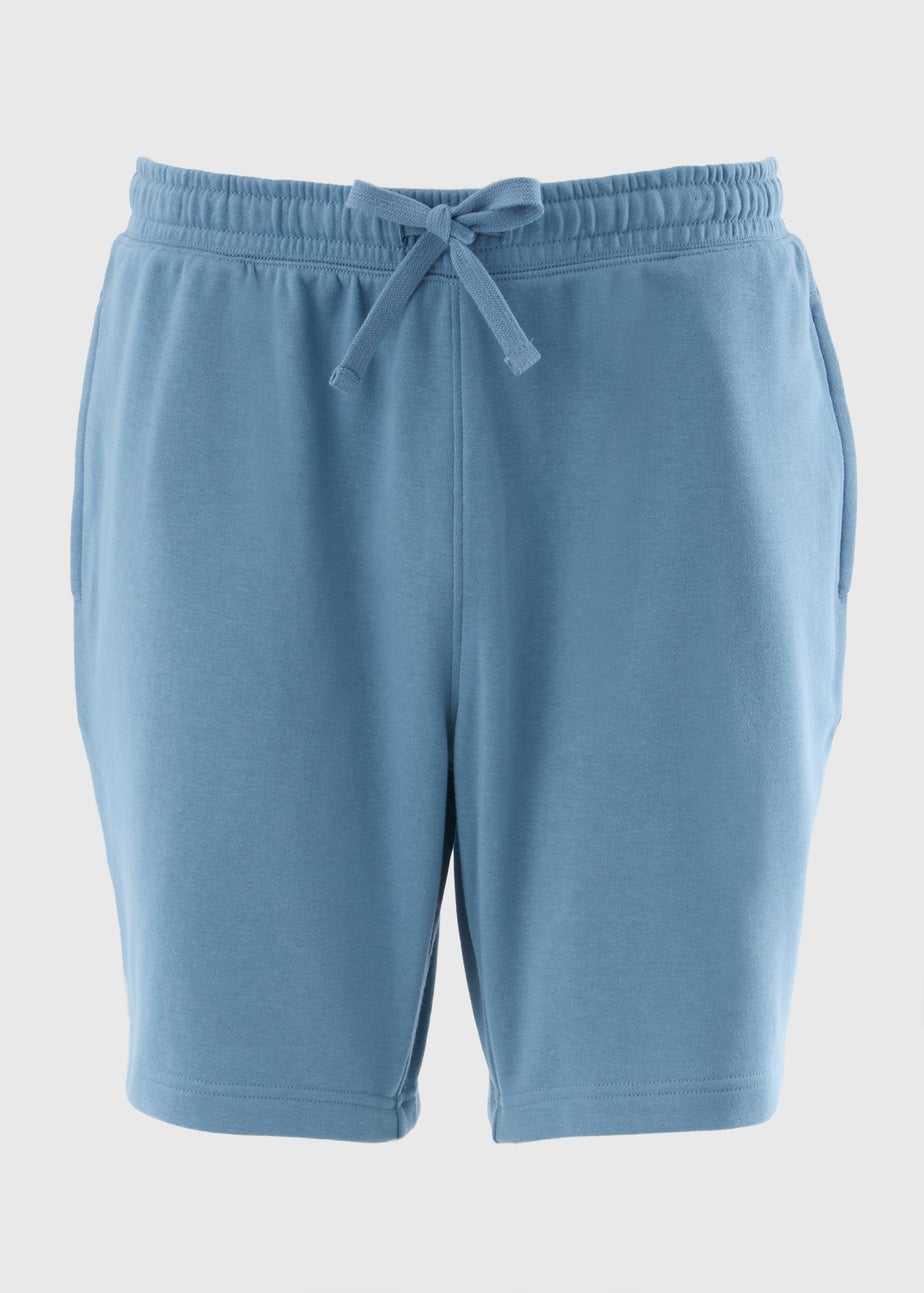 Blue Basic Jogger Shorts