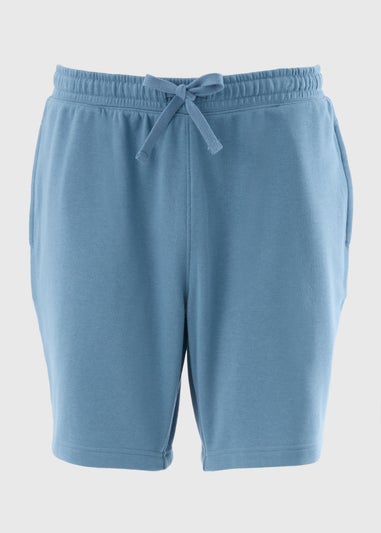 Blue Basic Jogger Shorts