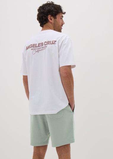 Green Basic Jogger Shorts