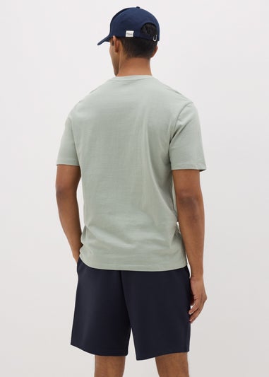 Navy Textured Shorts