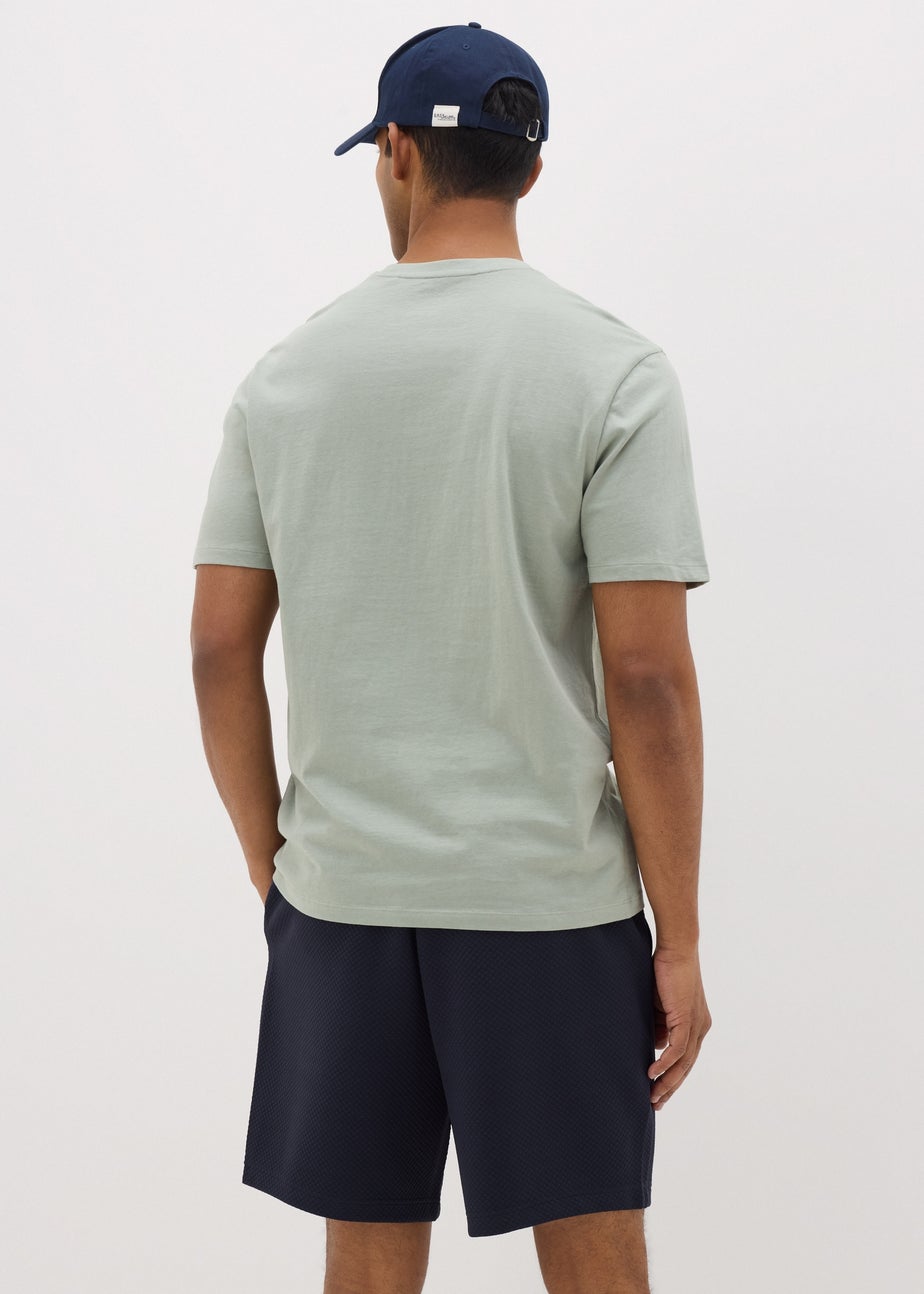 Navy Textured Shorts