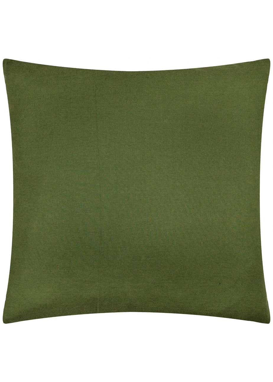 Hoem Brooke Embroidered Cotton Filled Cushion (45cm x 45cm)