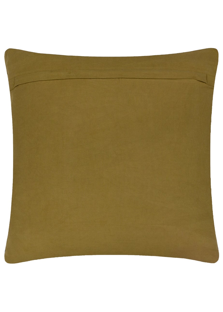 Wylder Dynasty Tiger Embroidered Chenille Filled Cushion (50cm x 50cm)