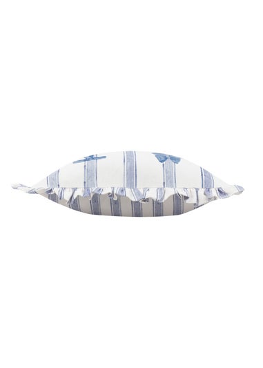 furn. Noortje Ruffle Bows Cotton Filled Cushion (43cm x 43cm)