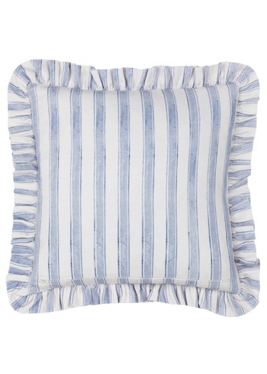 furn. Noortje Ruffle Bows Cotton Filled Cushion (43cm x 43cm)