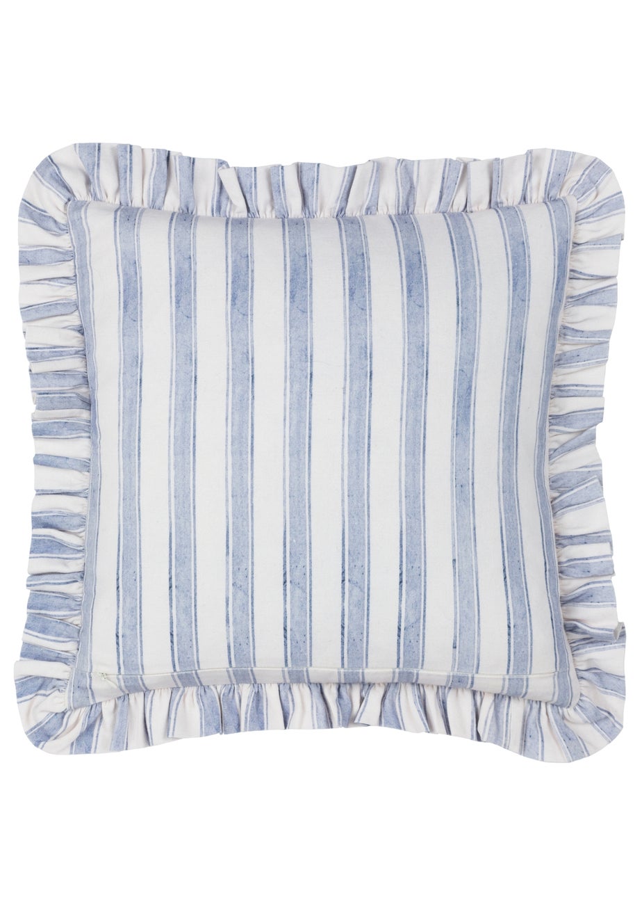 furn. Noortje Ruffle Bows Cotton Filled Cushion (43cm x 43cm)