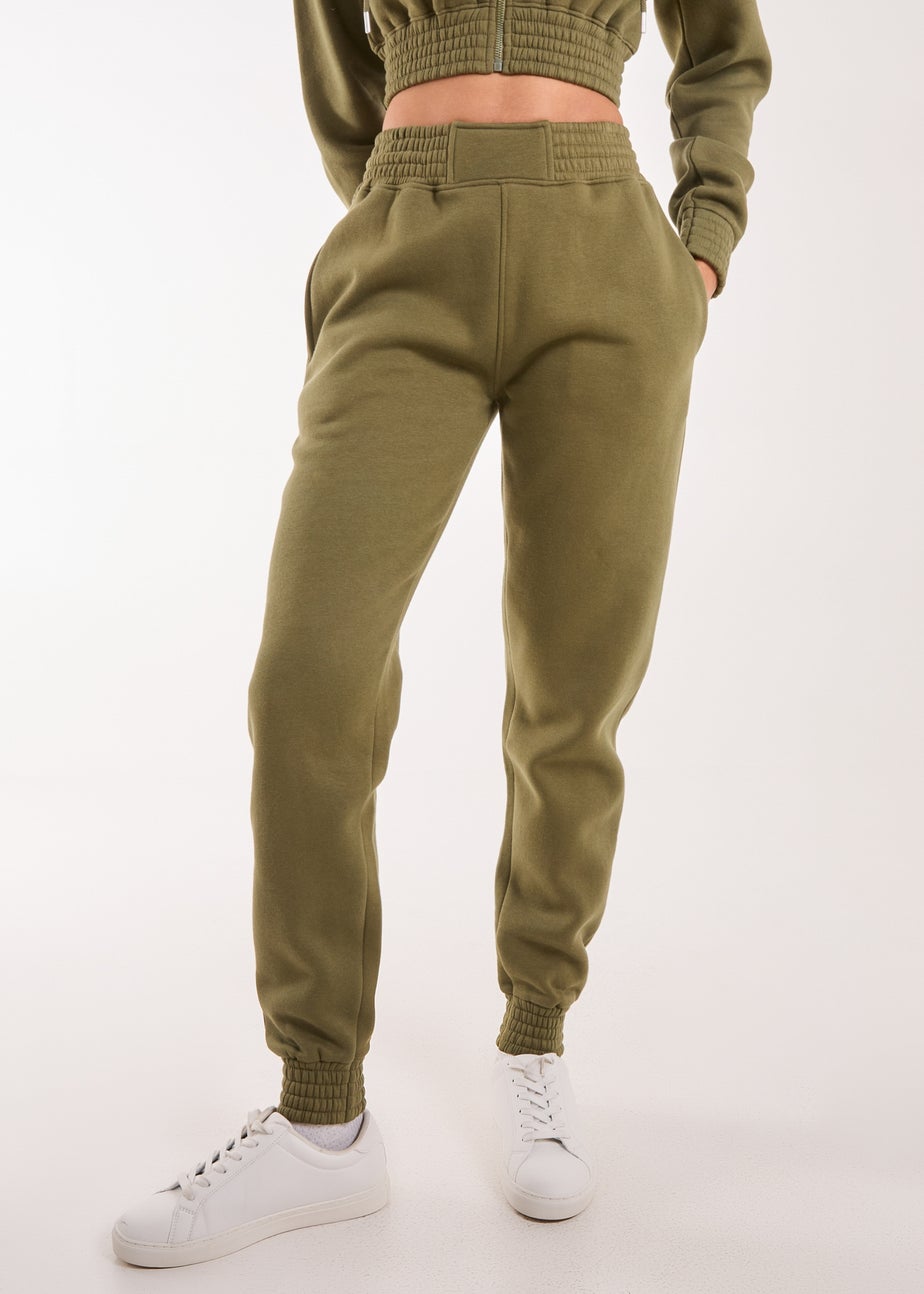 Pink Vanilla Khaki Detail Waistband Joggers