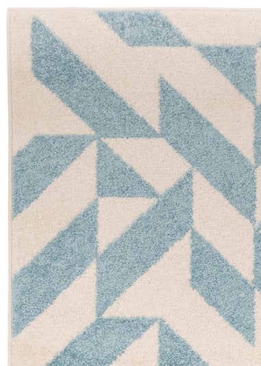 Asiatic Muse Blue Shapes Rug