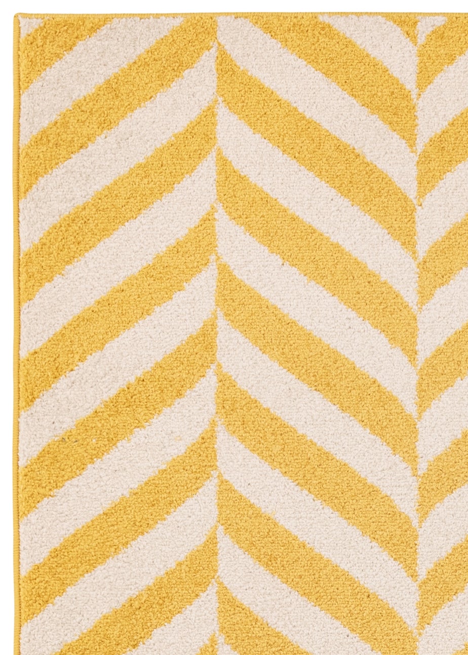 Asiatic Muse Yellow Chevron Rug