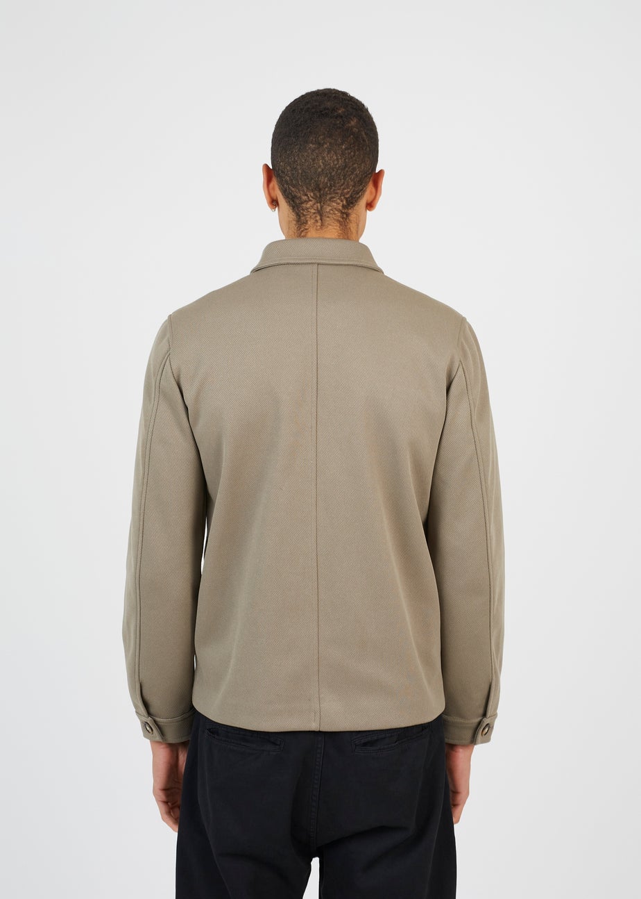 Brave Soul Soft Green Button Through Shacket