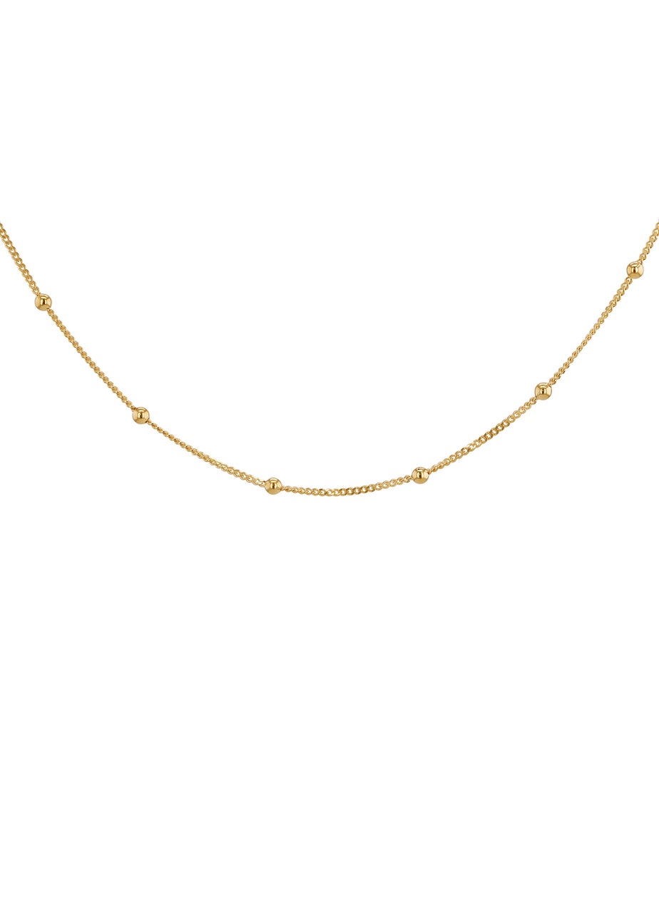 Golden Moments 9ct Yellow Gold Curb and Ball Chain