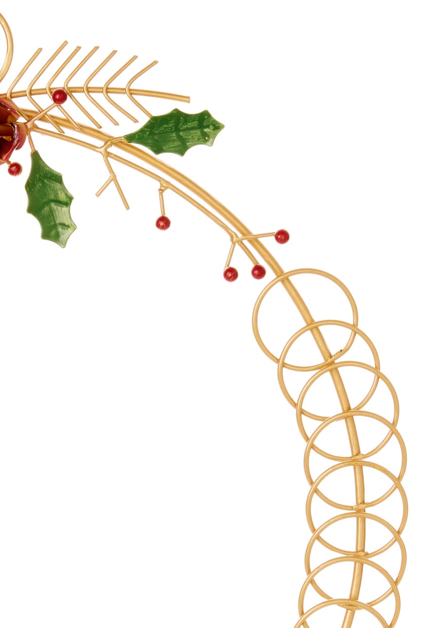 Premier Decorations Hollyberry Christmas Card Holder 28cm