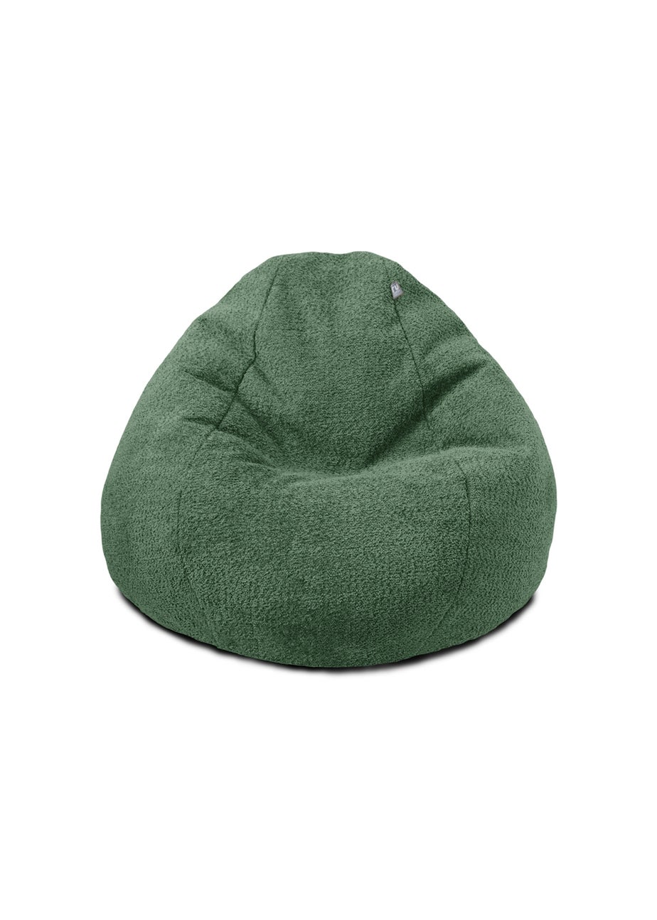 rucomfy Snug Slouchbag Dark Green Beanbag