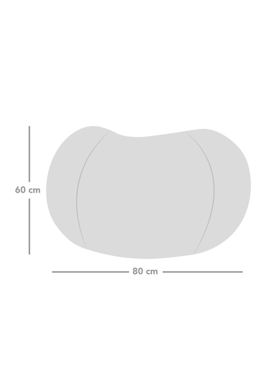 rucomfy Black/White Kids Outdoor Football Beanbag