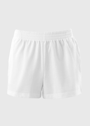 White Jersey Shorts