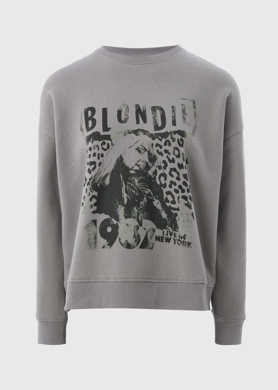 Grey Blondie Animal Print Sweatshirt