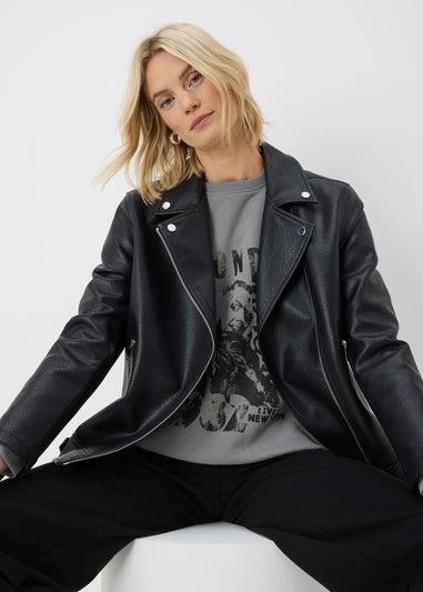 Grey Blondie Animal Print Sweatshirt