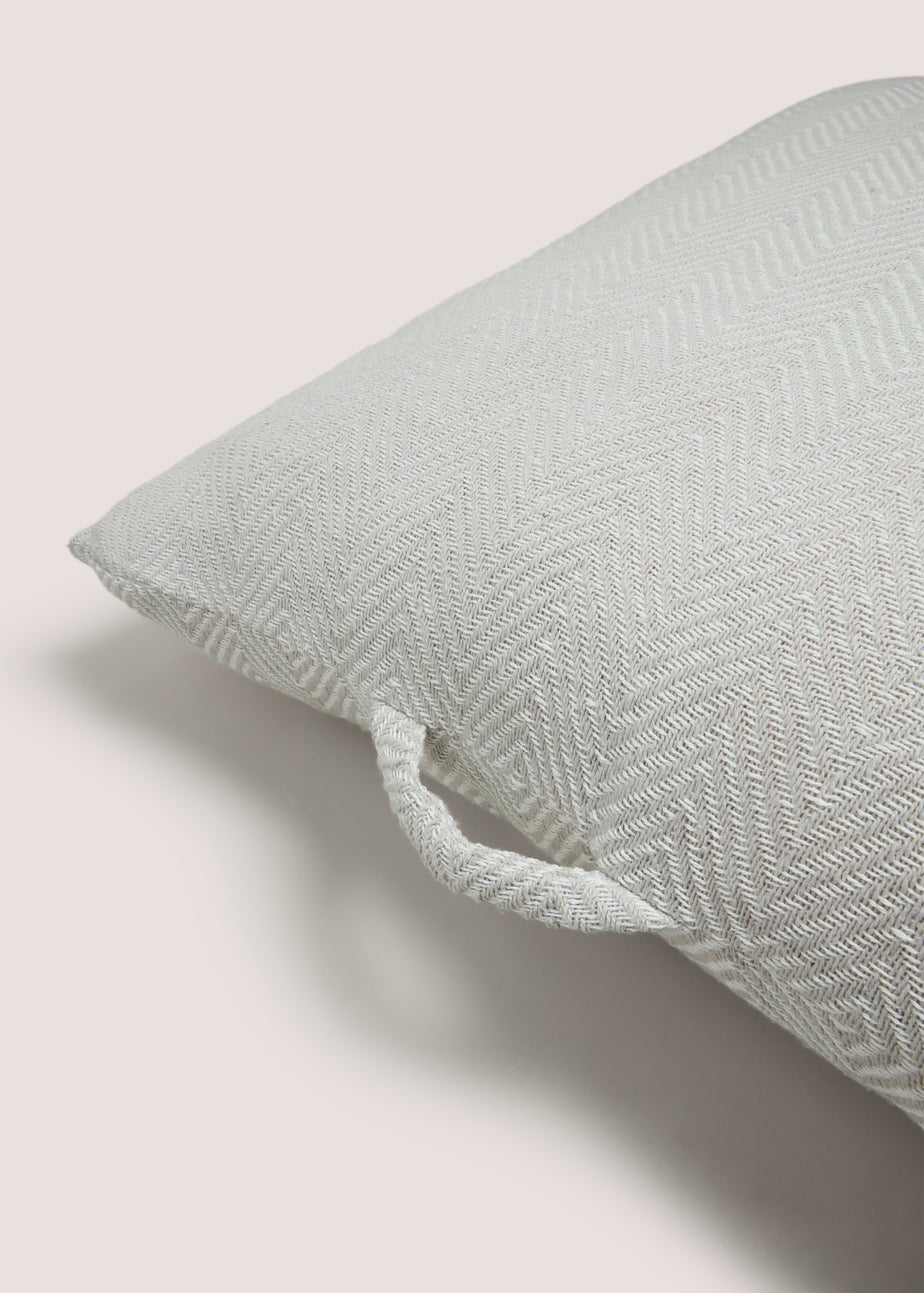 Grey Geo Floor Cushion