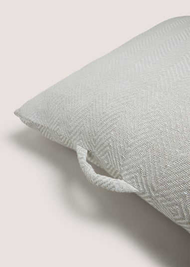 Grey Geo Floor Cushion