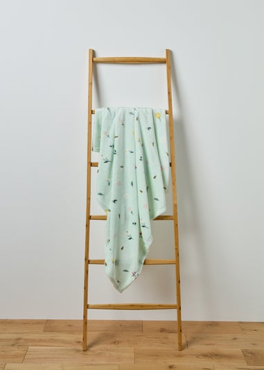 Green Green Bee Throw