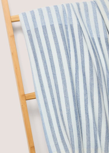 Blue Stripe Throw