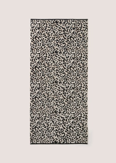 Leopard Jacquard Beach Towel