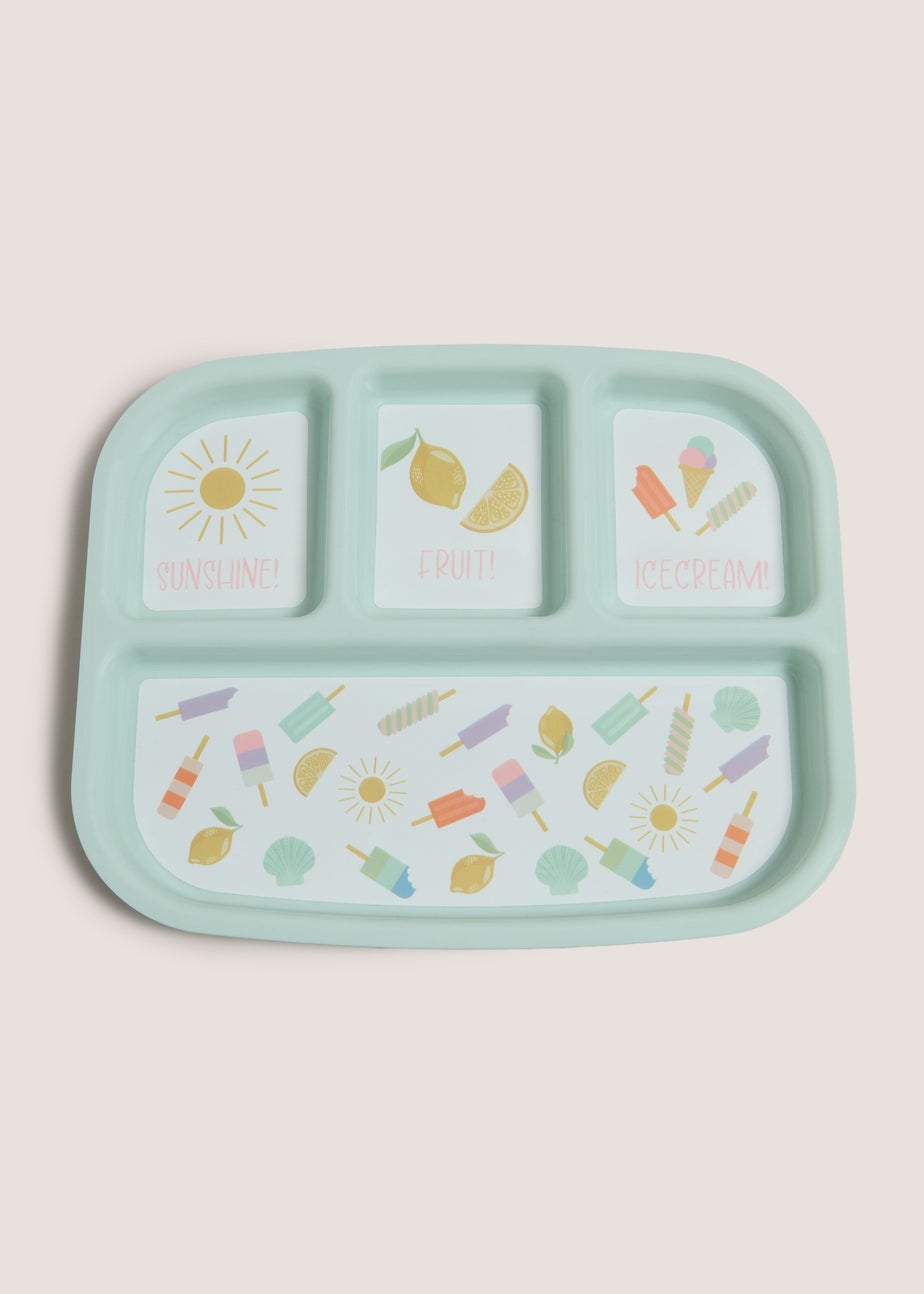 Kids Ice Cream Divide Plate