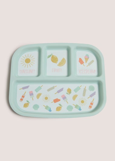 Kids Ice Cream Divide Plate