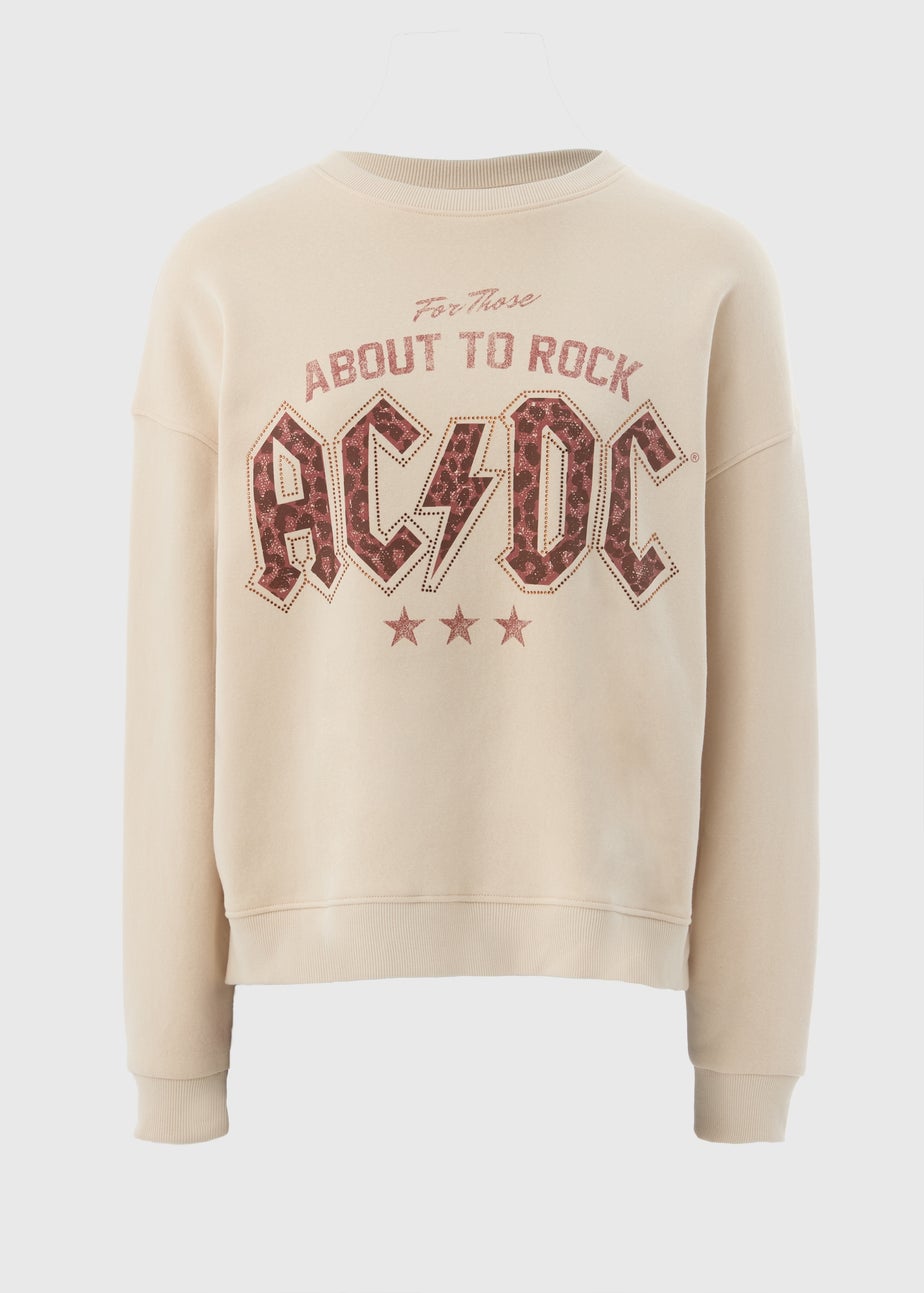 ACDC Cream About To Rock Sweatshirt