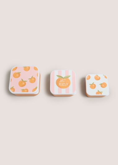 Peach Snack Pots